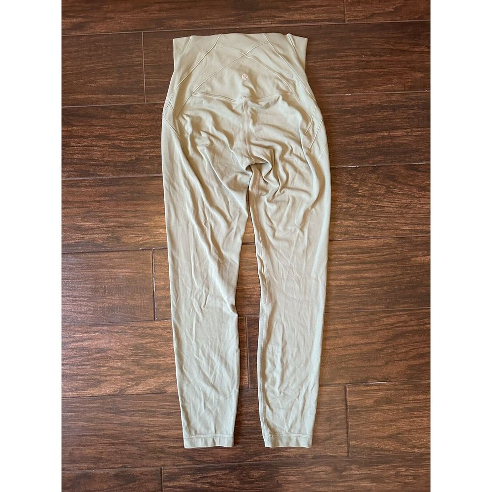 Lululemon Sz 4 Nulu‎ Fold High-Rise Yoga Tight 25" Rosemary Sage Green - Picture 10 of 13